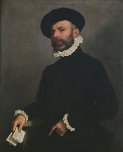 Ritratto di un uomo con una lettera, c.1570-75